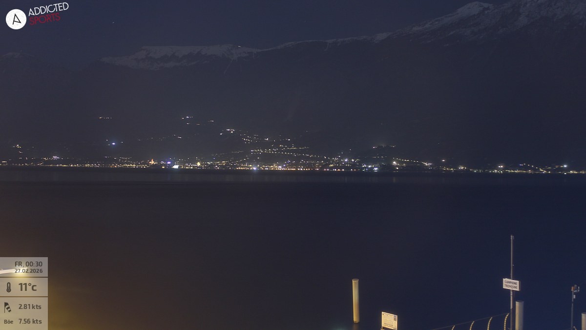 Archived image Webcam Campione del Garda - Lake Garda