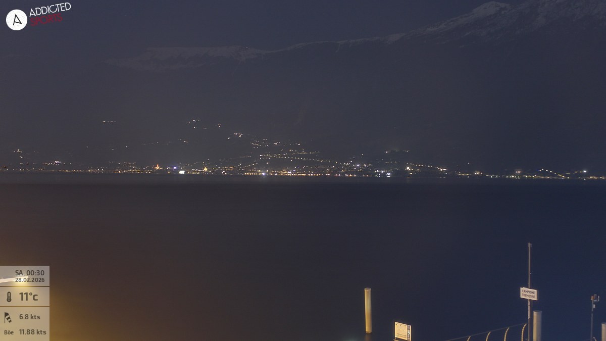 Archived image Webcam Campione del Garda - Lake Garda