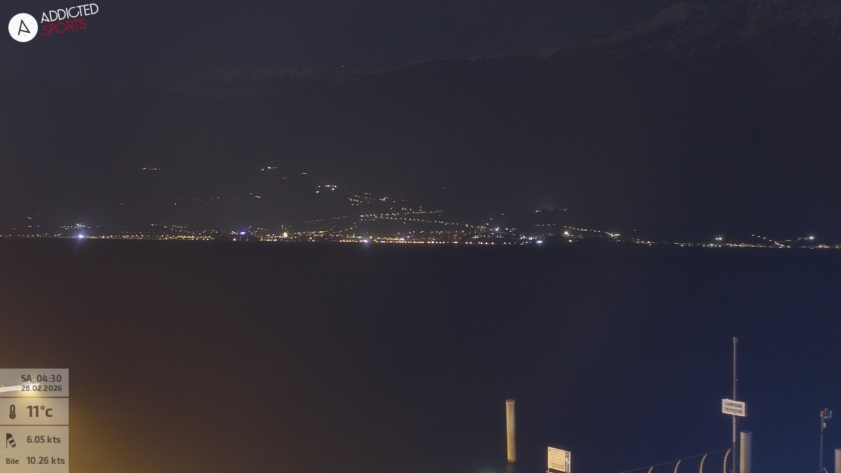 Archived image Webcam Campione del Garda - Lake Garda