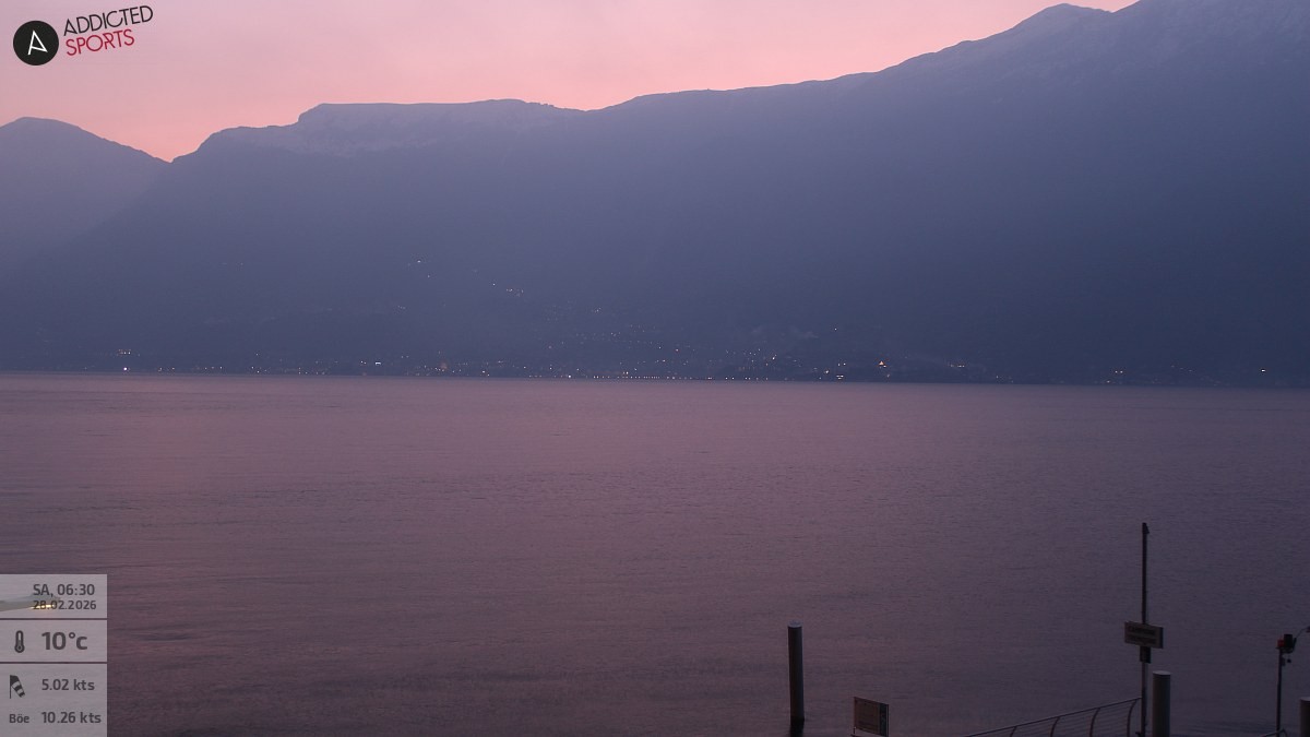 Archived image Webcam Campione del Garda - Lake Garda