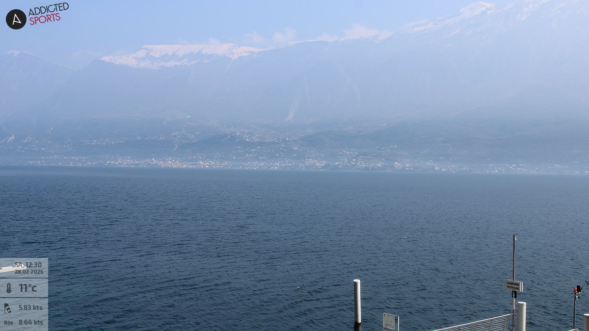 Archived image Webcam Campione del Garda - Lake Garda