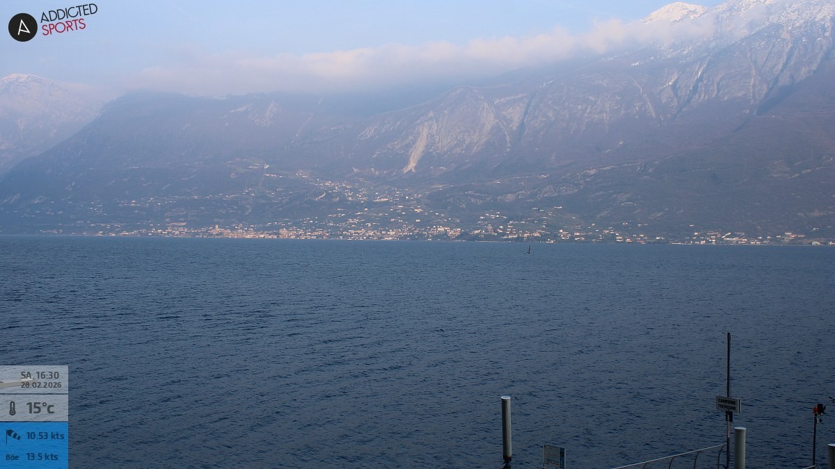 Archived image Webcam Campione del Garda - Lake Garda
