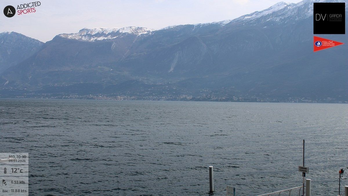 Archiv Foto Webcam Gardasee Campione del Garda