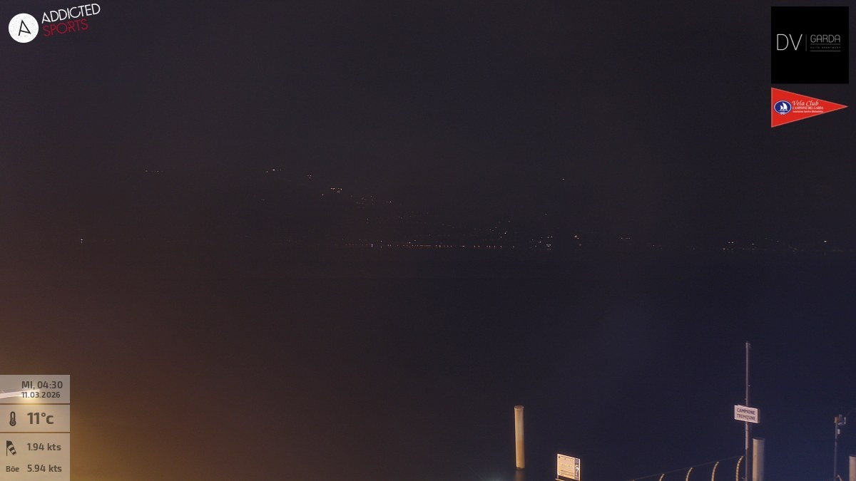 Archiv Foto Webcam Gardasee Campione del Garda