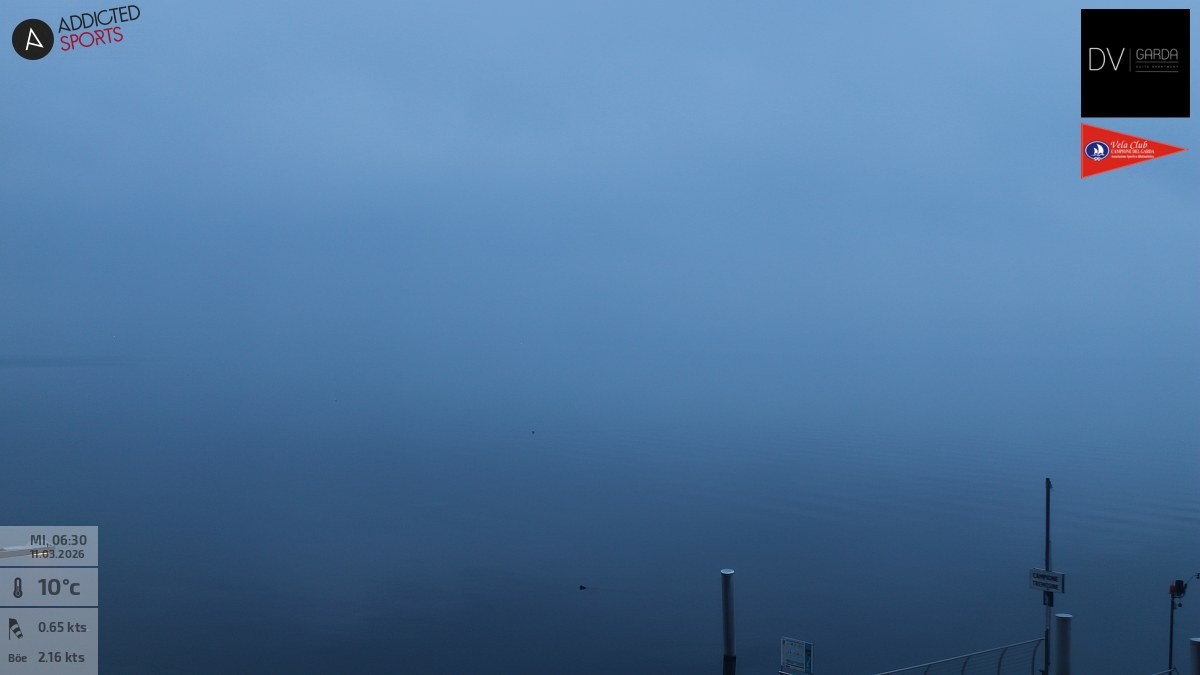 Archiv Foto Webcam Gardasee Campione del Garda