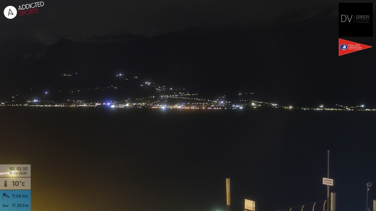Archived image Webcam Campione del Garda - Lake Garda