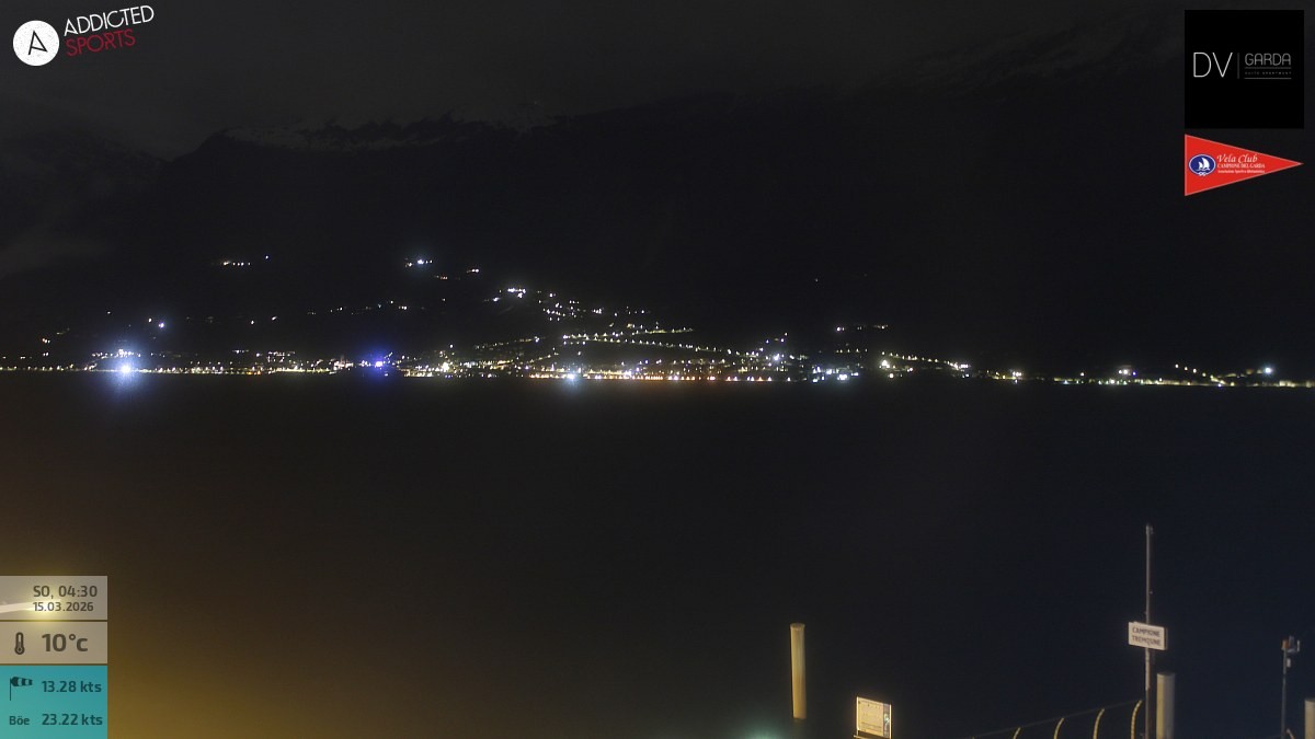 Archived image Webcam Campione del Garda - Lake Garda