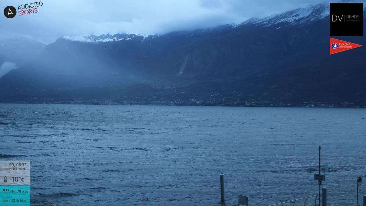 Archived image Webcam Campione del Garda - Lake Garda