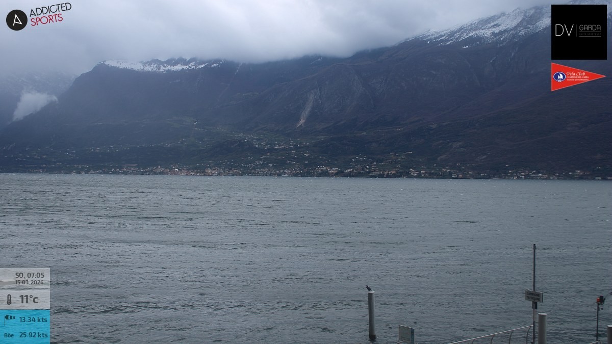 Archived image Webcam Campione del Garda - Lake Garda