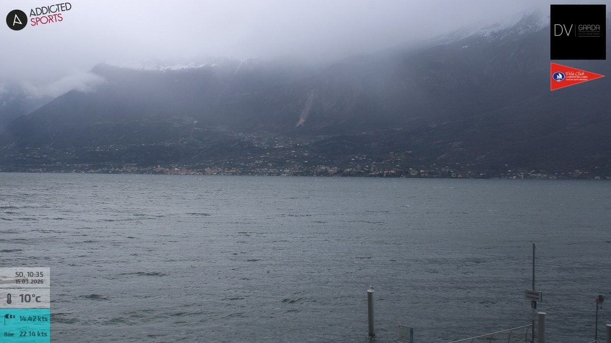 Archived image Webcam Campione del Garda - Lake Garda