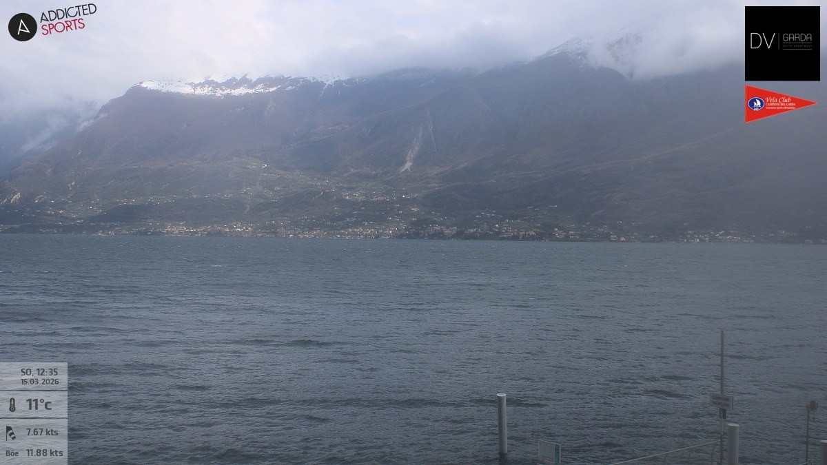 Archived image Webcam Campione del Garda - Lake Garda