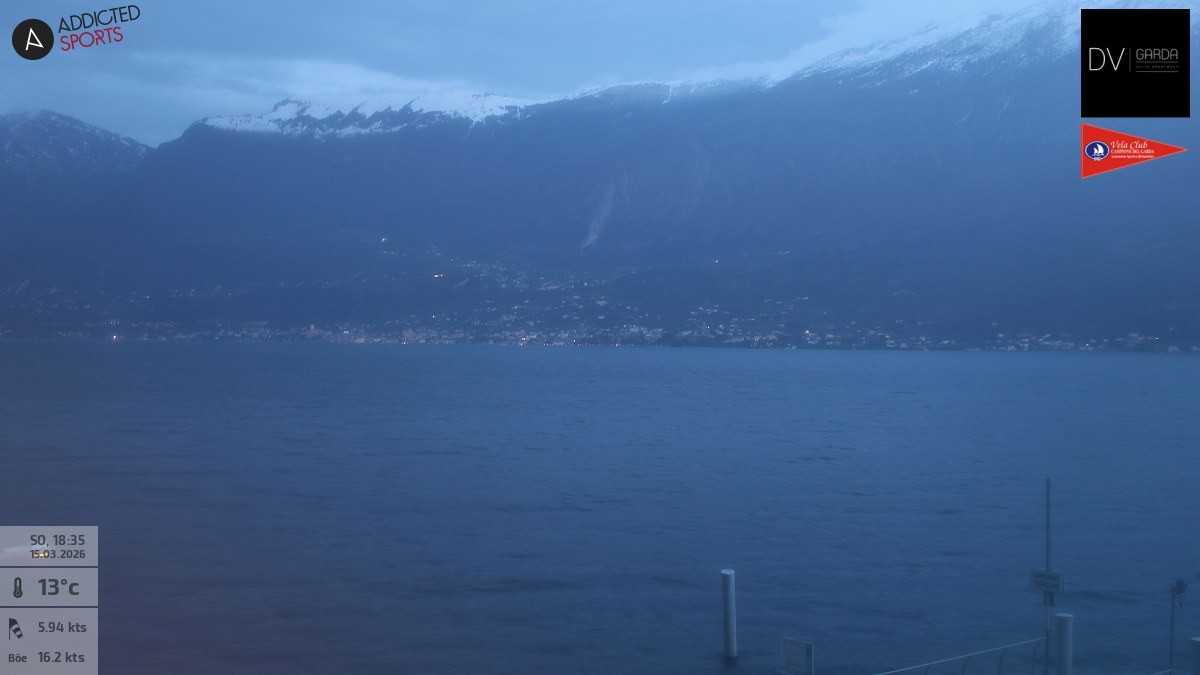 Archived image Webcam Campione del Garda - Lake Garda