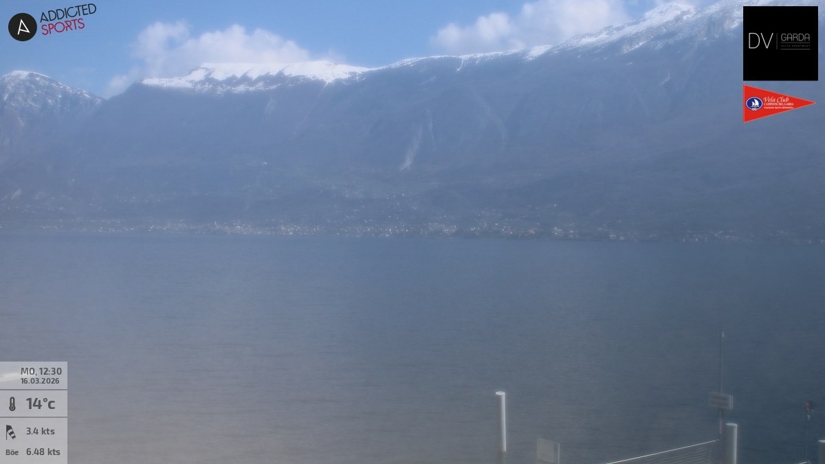 Archiv Foto Webcam Gardasee Campione del Garda