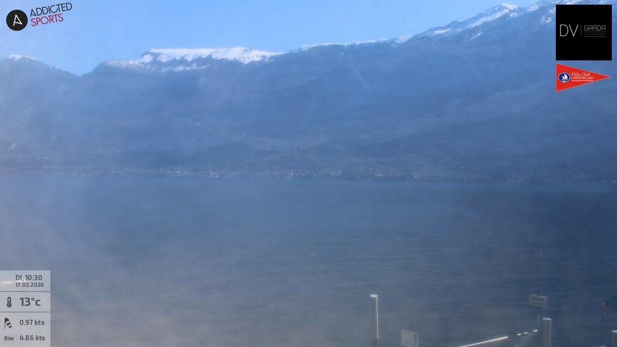 Archived image Webcam Campione del Garda - Lake Garda