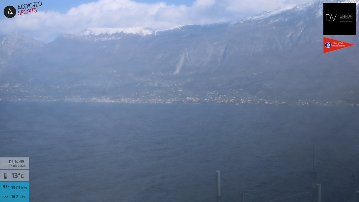 Archived image Webcam Campione del Garda - Lake Garda