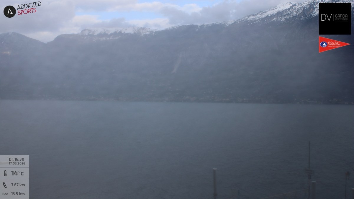 Archived image Webcam Campione del Garda - Lake Garda