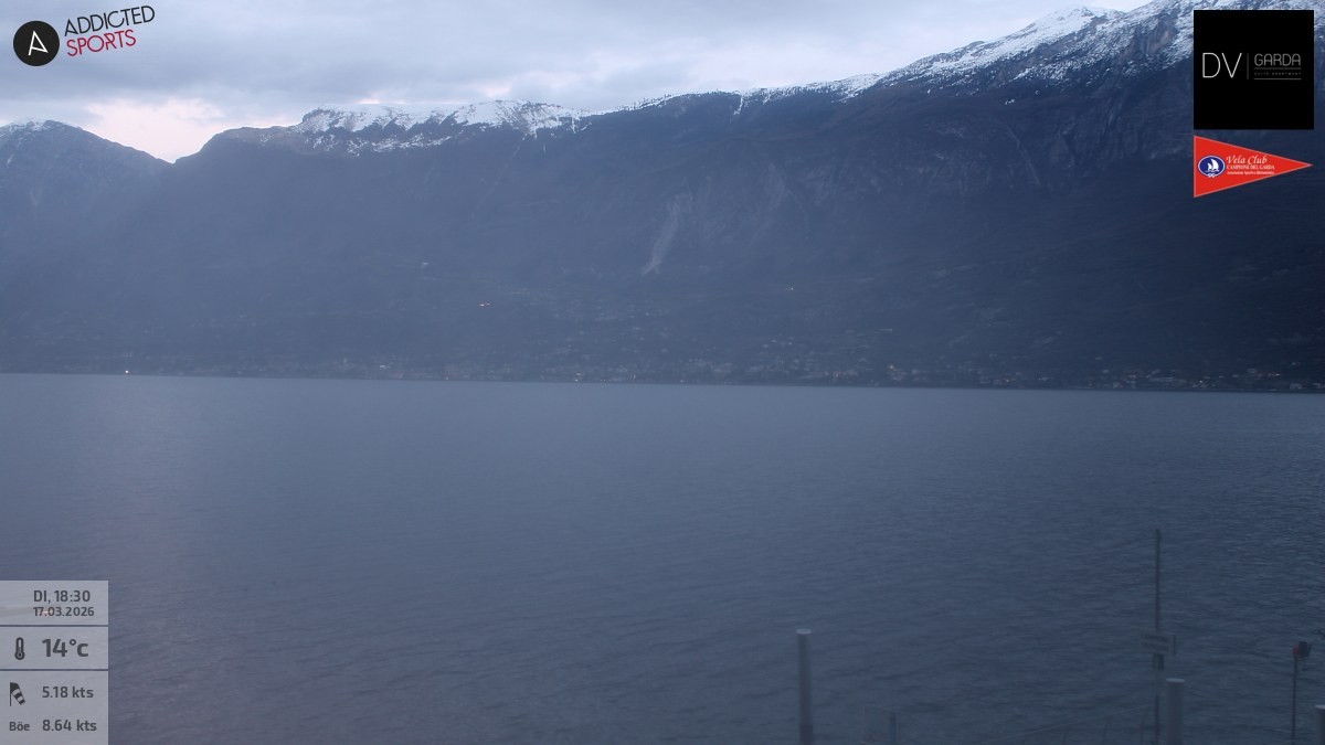 Archived image Webcam Campione del Garda - Lake Garda