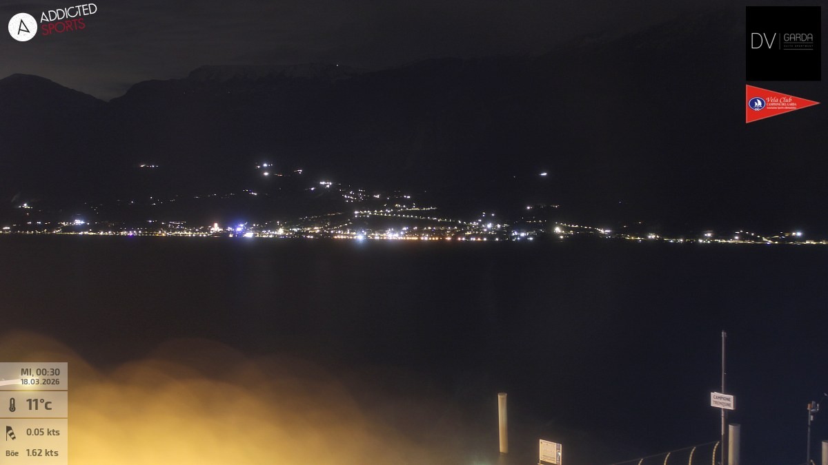 Archived image Webcam Campione del Garda - Lake Garda