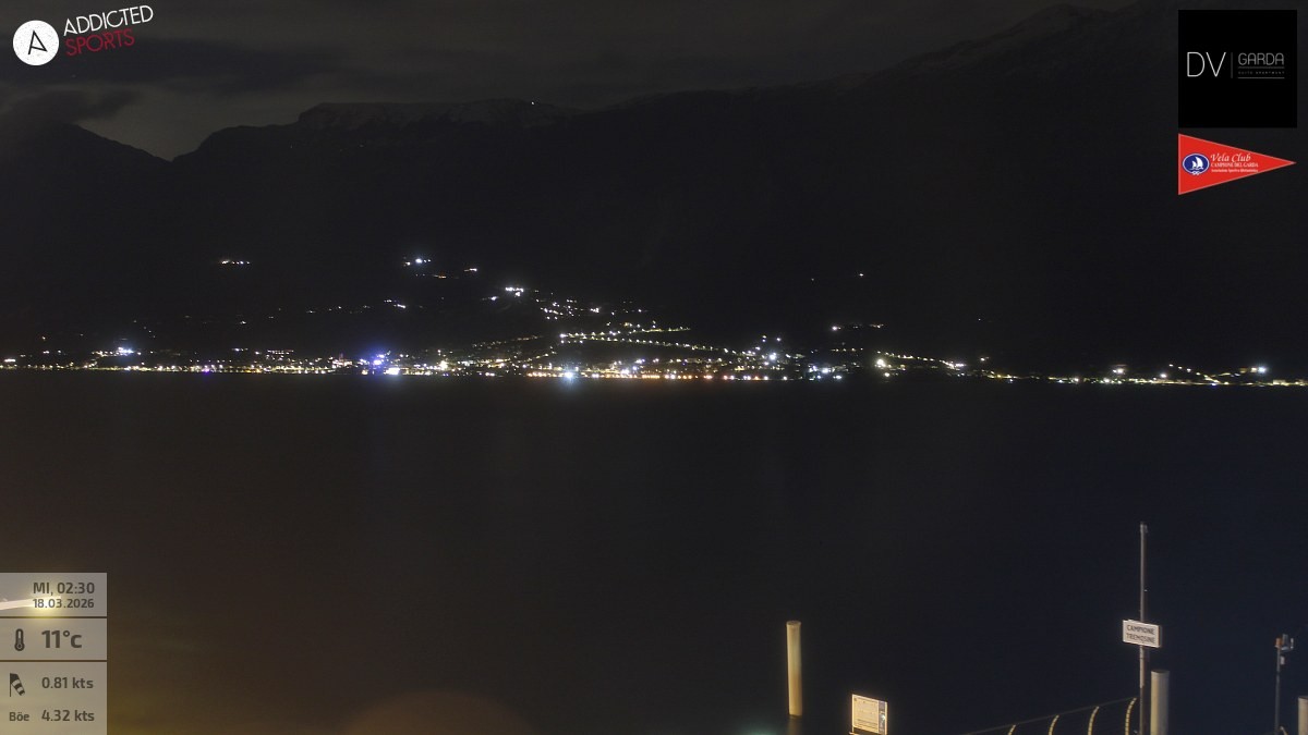 Archived image Webcam Campione del Garda - Lake Garda