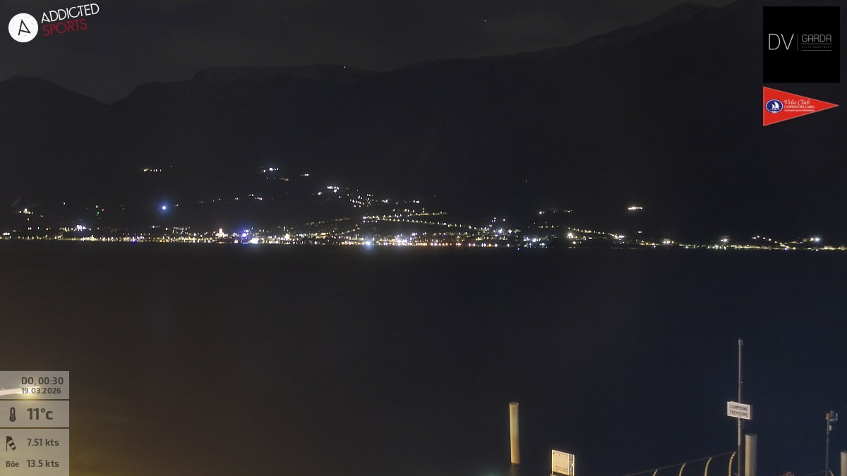 Archiv Foto Webcam Gardasee Campione del Garda