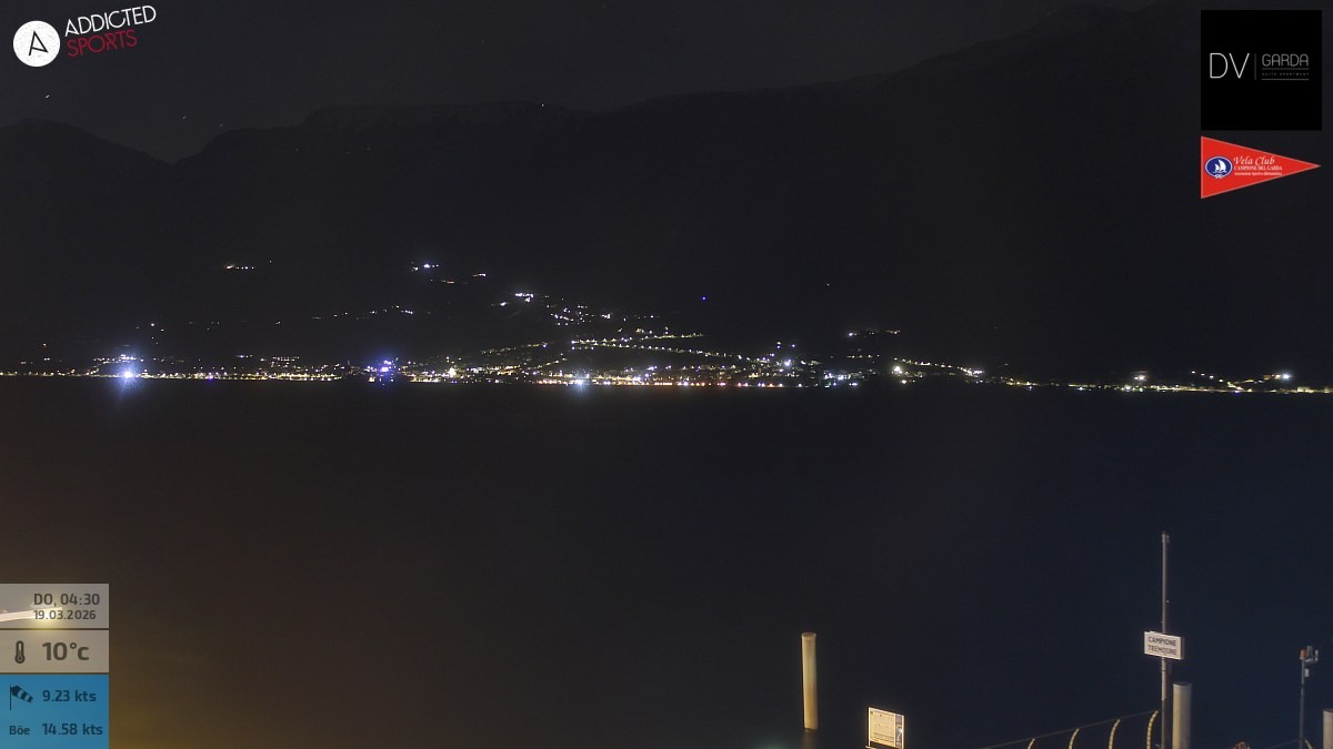 Archiv Foto Webcam Gardasee Campione del Garda