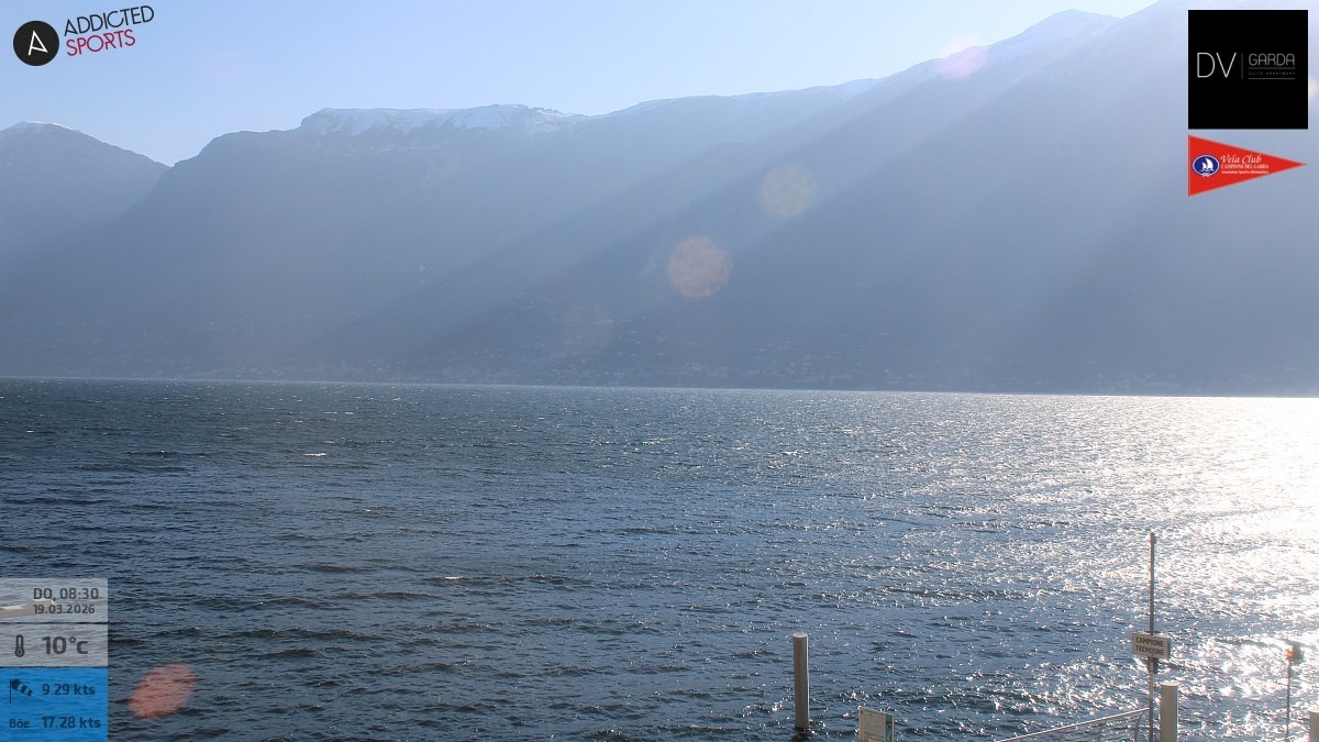Archiv Foto Webcam Gardasee Campione del Garda