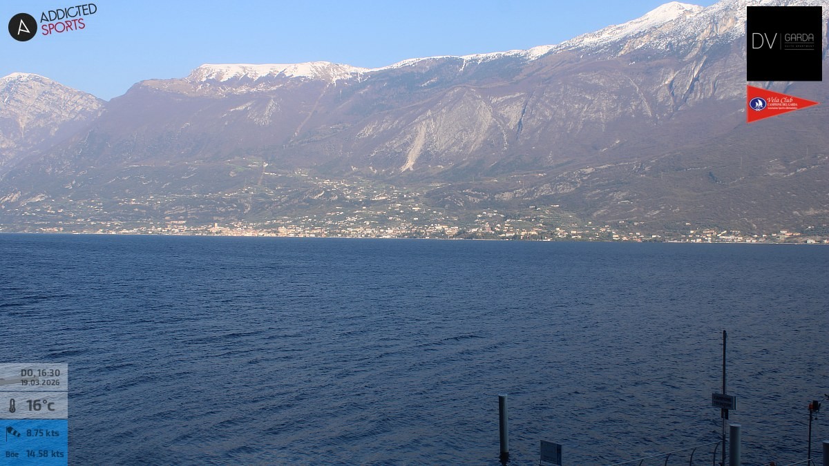 Archiv Foto Webcam Gardasee Campione del Garda