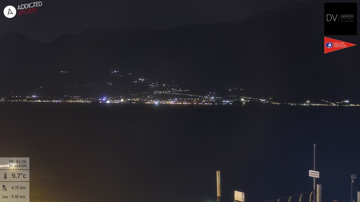 Archiv Foto Webcam Gardasee Campione del Garda
