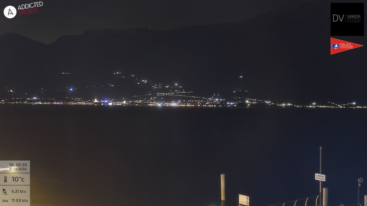 Archiv Foto Webcam Gardasee Campione del Garda