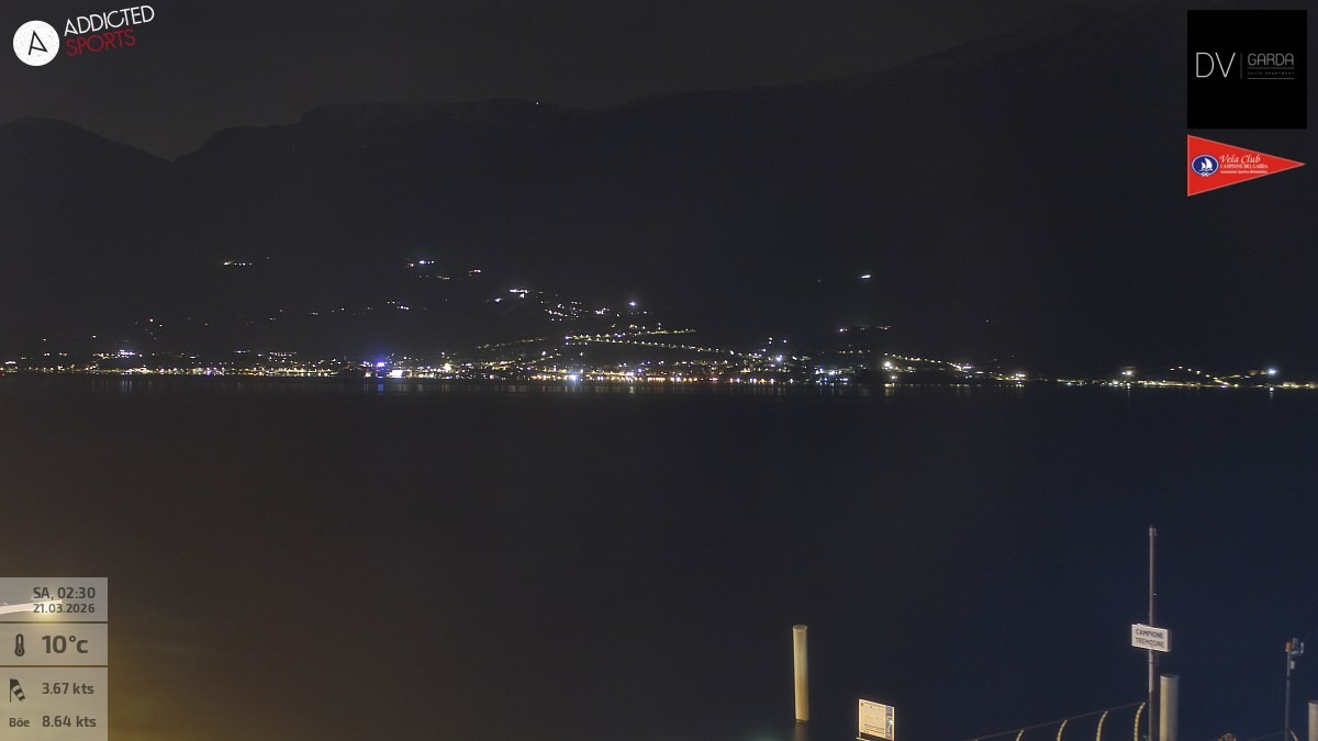 Archiv Foto Webcam Gardasee Campione del Garda