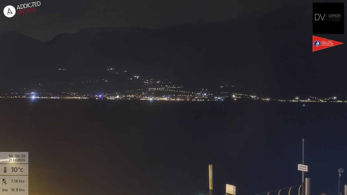 Archiv Foto Webcam Gardasee Campione del Garda