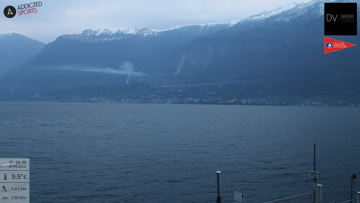 Archiv Foto Webcam Gardasee Campione del Garda