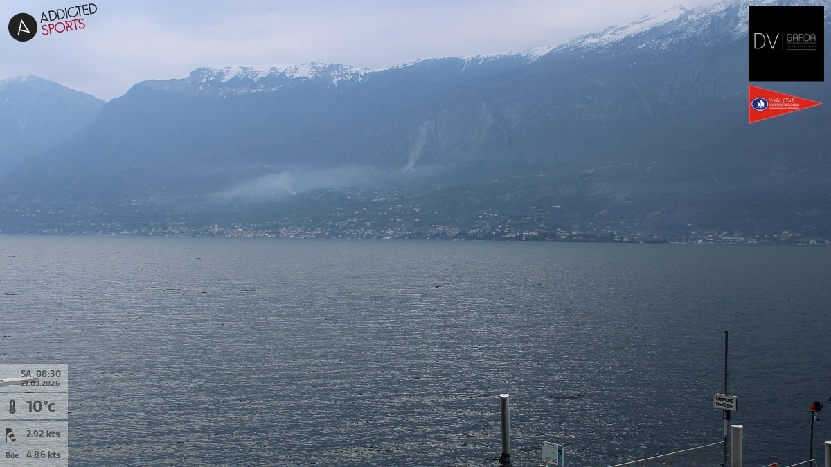 Archiv Foto Webcam Gardasee Campione del Garda