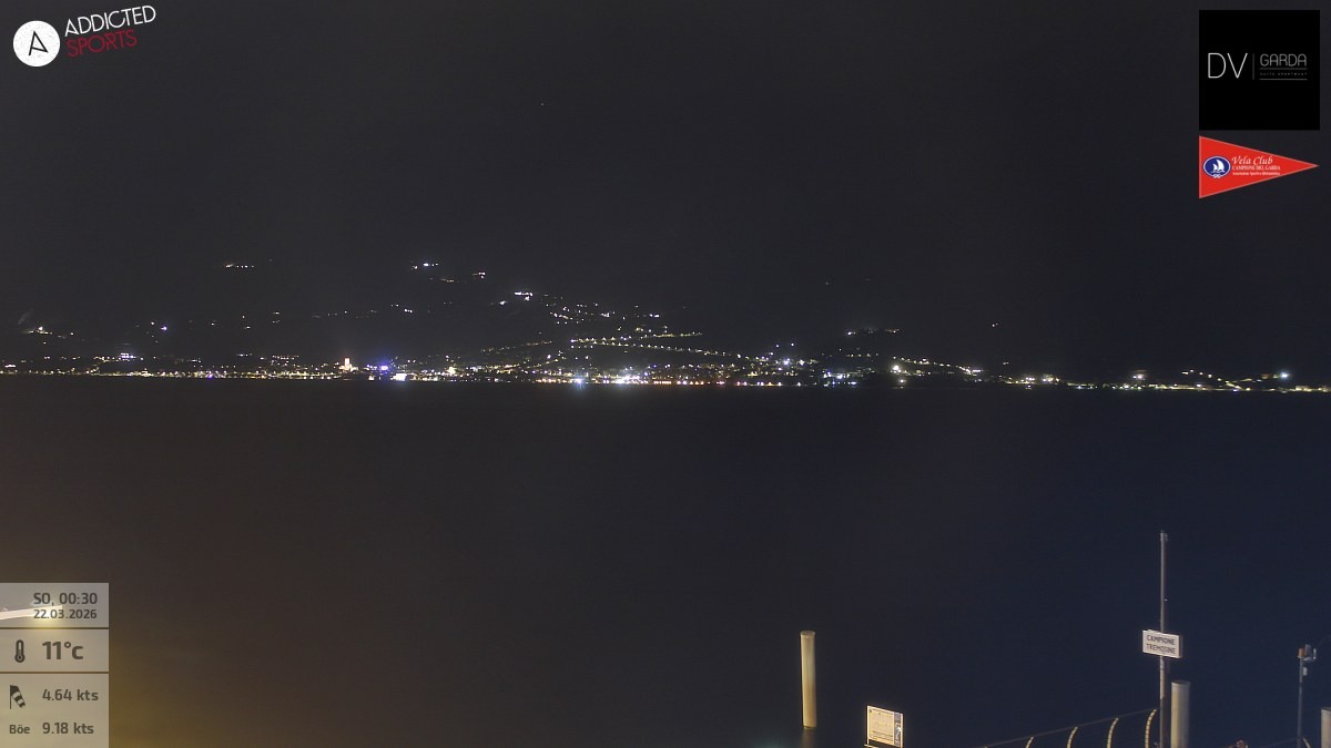Archiv Foto Webcam Gardasee Campione del Garda
