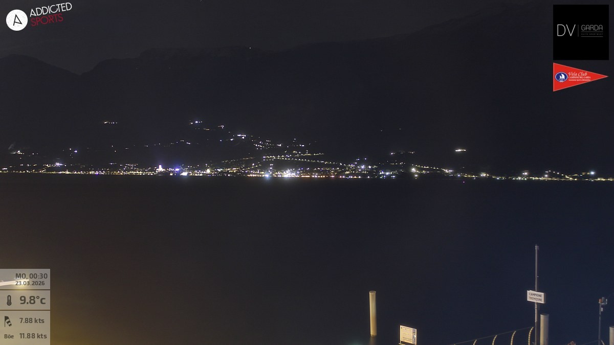 Archived image Webcam Campione del Garda - Lake Garda