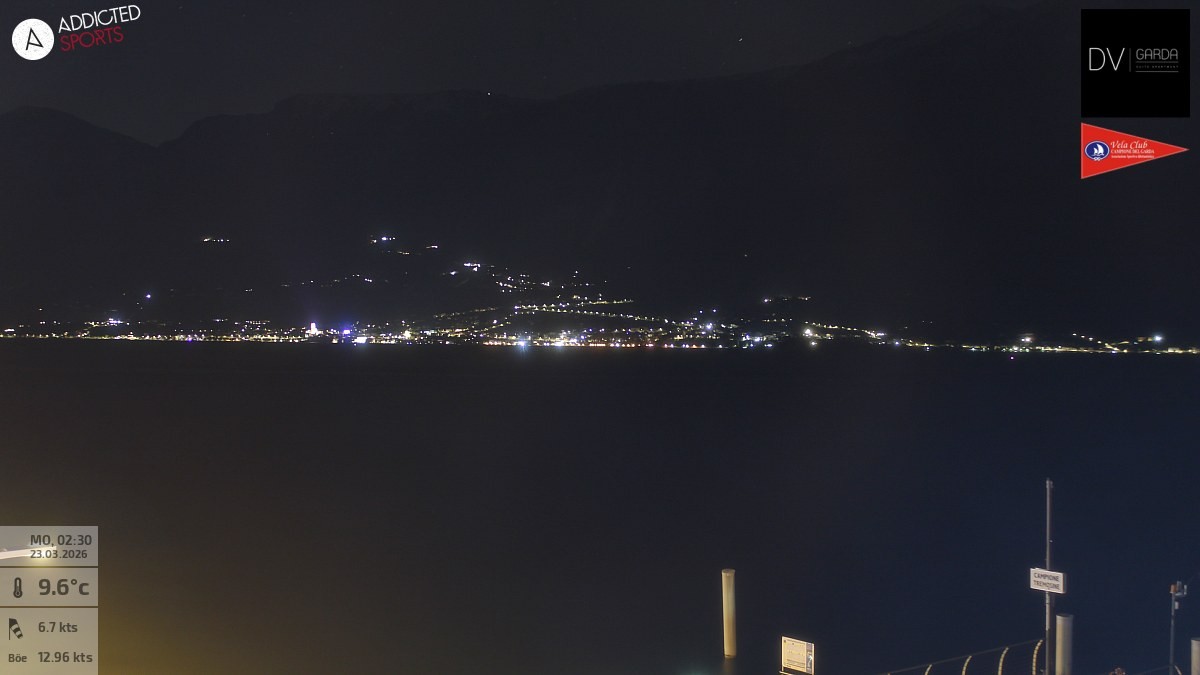 Archived image Webcam Campione del Garda - Lake Garda