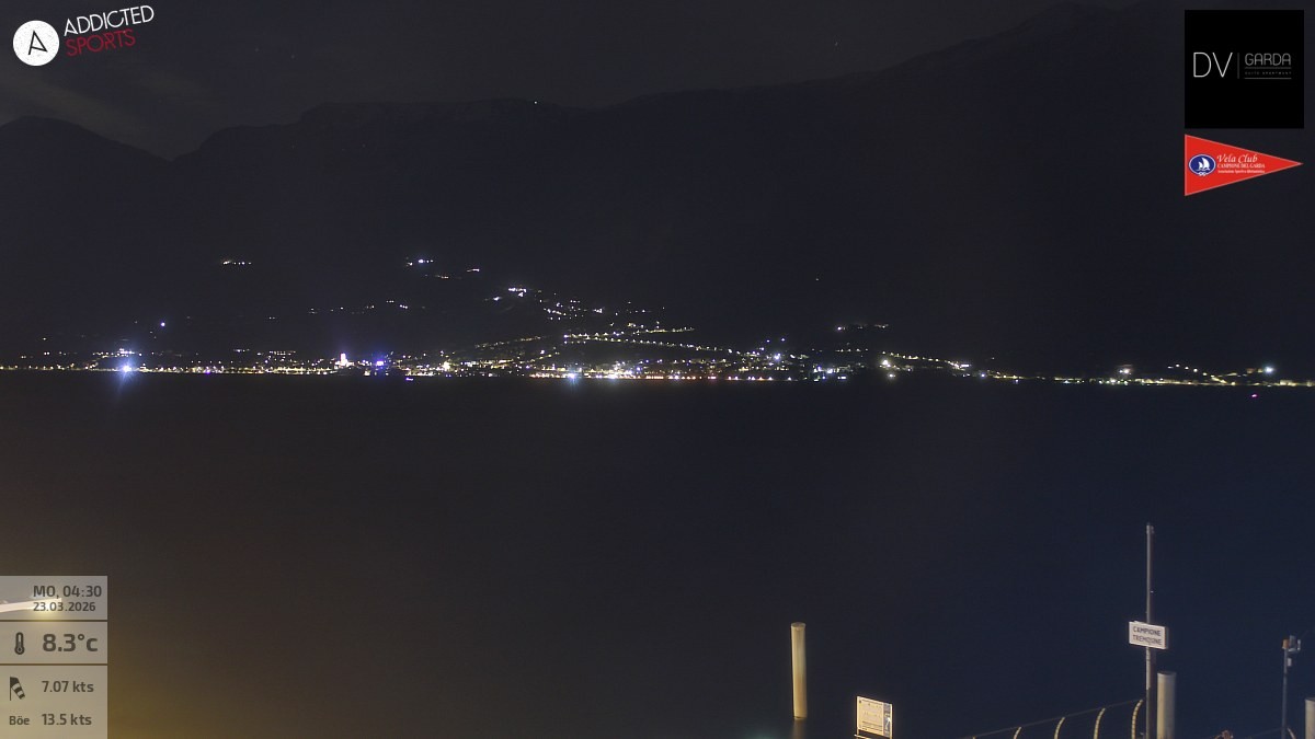 Archived image Webcam Campione del Garda - Lake Garda