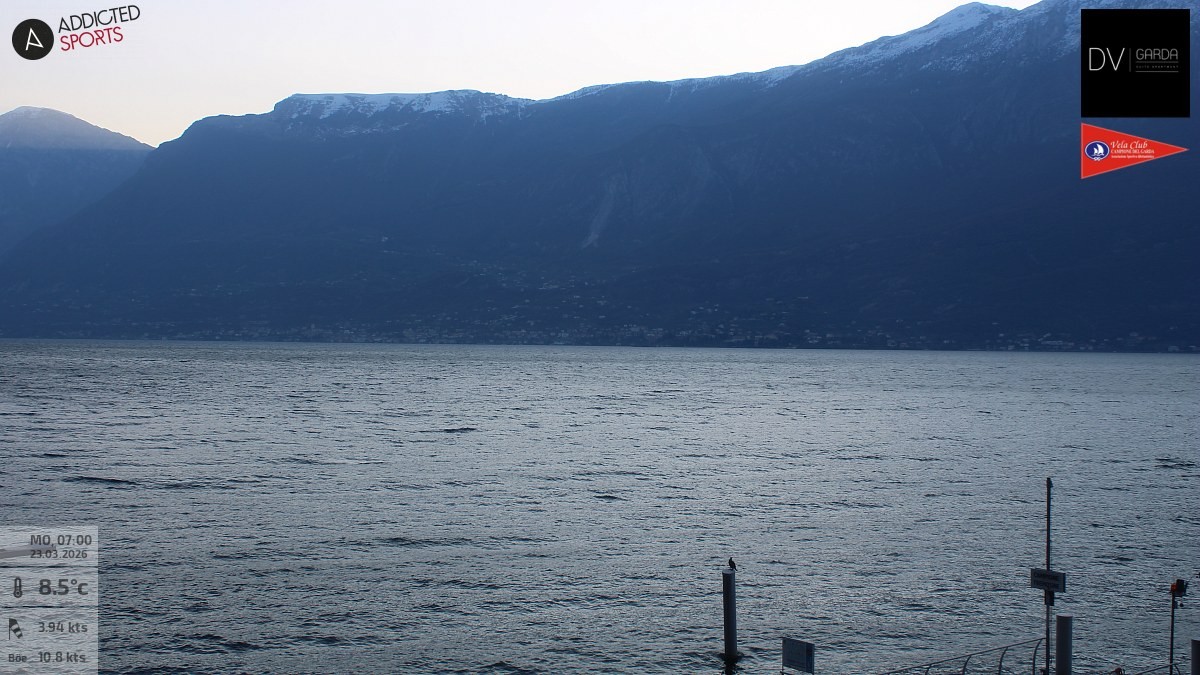 Archived image Webcam Campione del Garda - Lake Garda