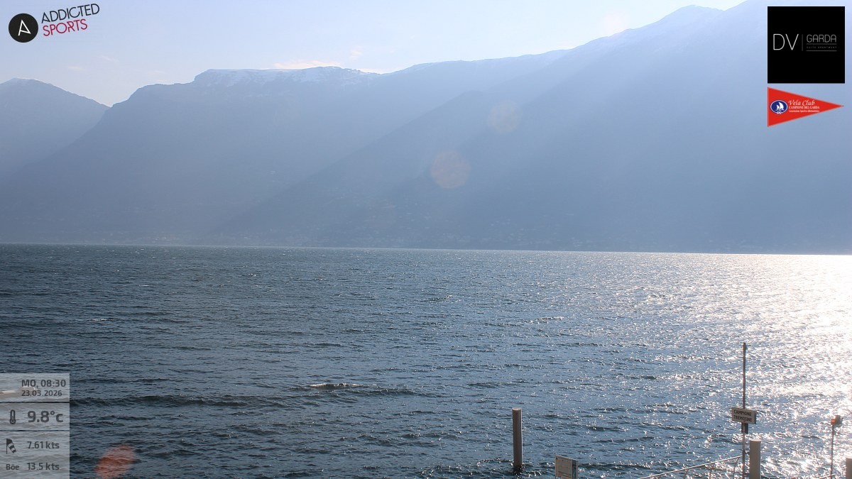 Archived image Webcam Campione del Garda - Lake Garda