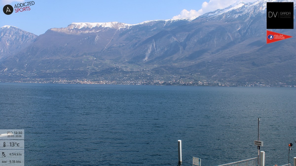 Archived image Webcam Campione del Garda - Lake Garda