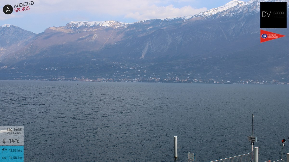 Archived image Webcam Campione del Garda - Lake Garda