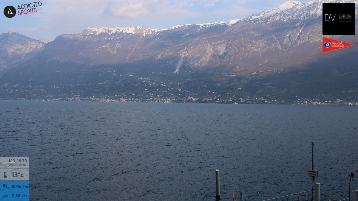 Archived image Webcam Campione del Garda - Lake Garda