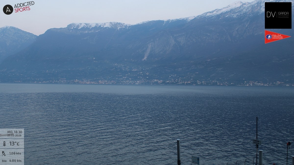 Archived image Webcam Campione del Garda - Lake Garda