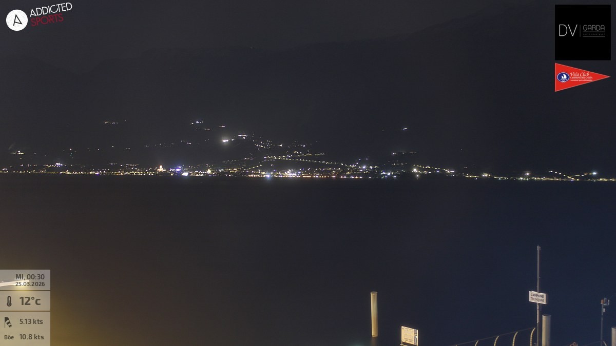 Archived image Webcam Campione del Garda - Lake Garda