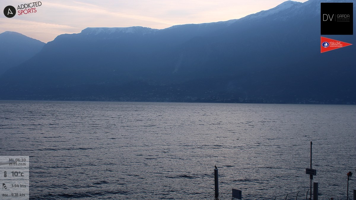 Archived image Webcam Campione del Garda - Lake Garda
