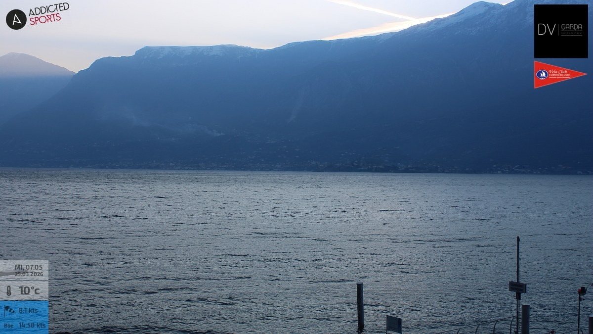 Archived image Webcam Campione del Garda - Lake Garda