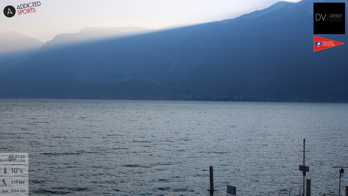Archived image Webcam Campione del Garda - Lake Garda