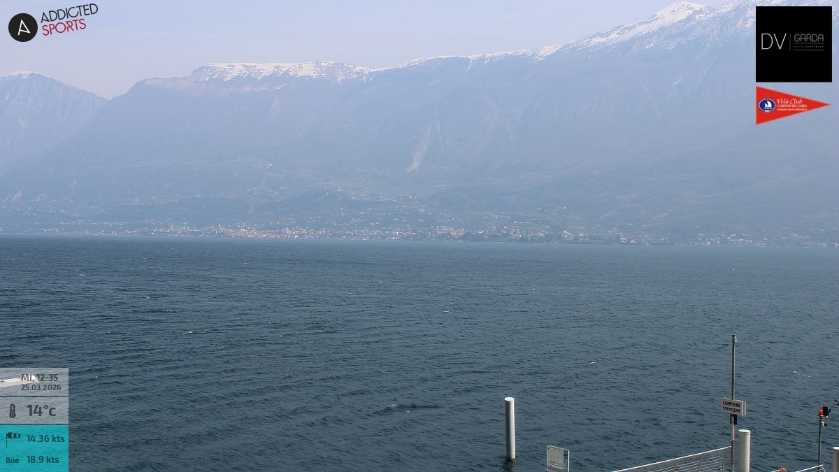 Archived image Webcam Campione del Garda - Lake Garda