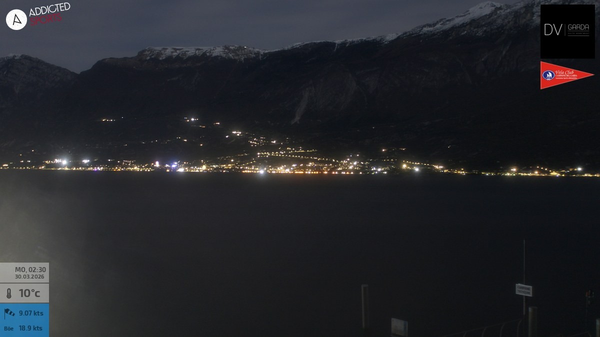 Archived image Webcam Campione del Garda - Lake Garda