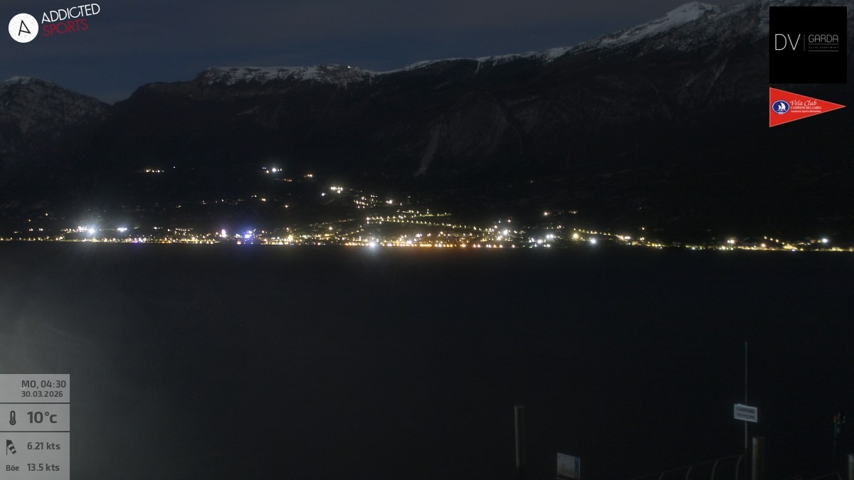 Archived image Webcam Campione del Garda - Lake Garda